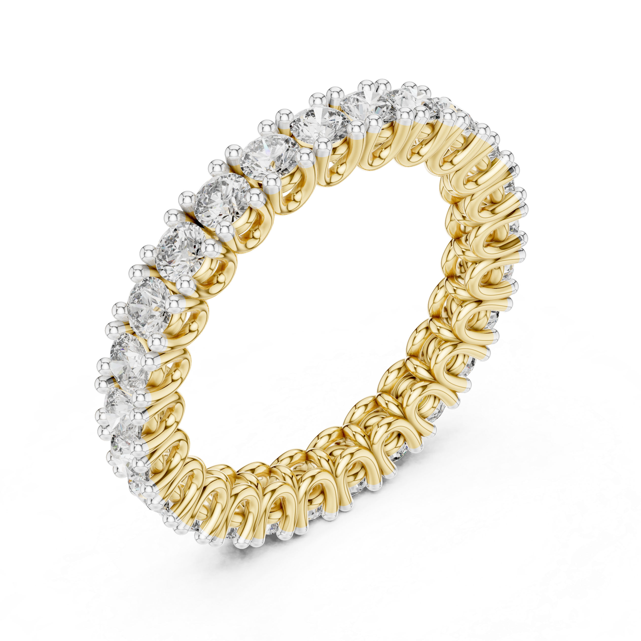 Round Brilliant Cut - Full Eternity Ring