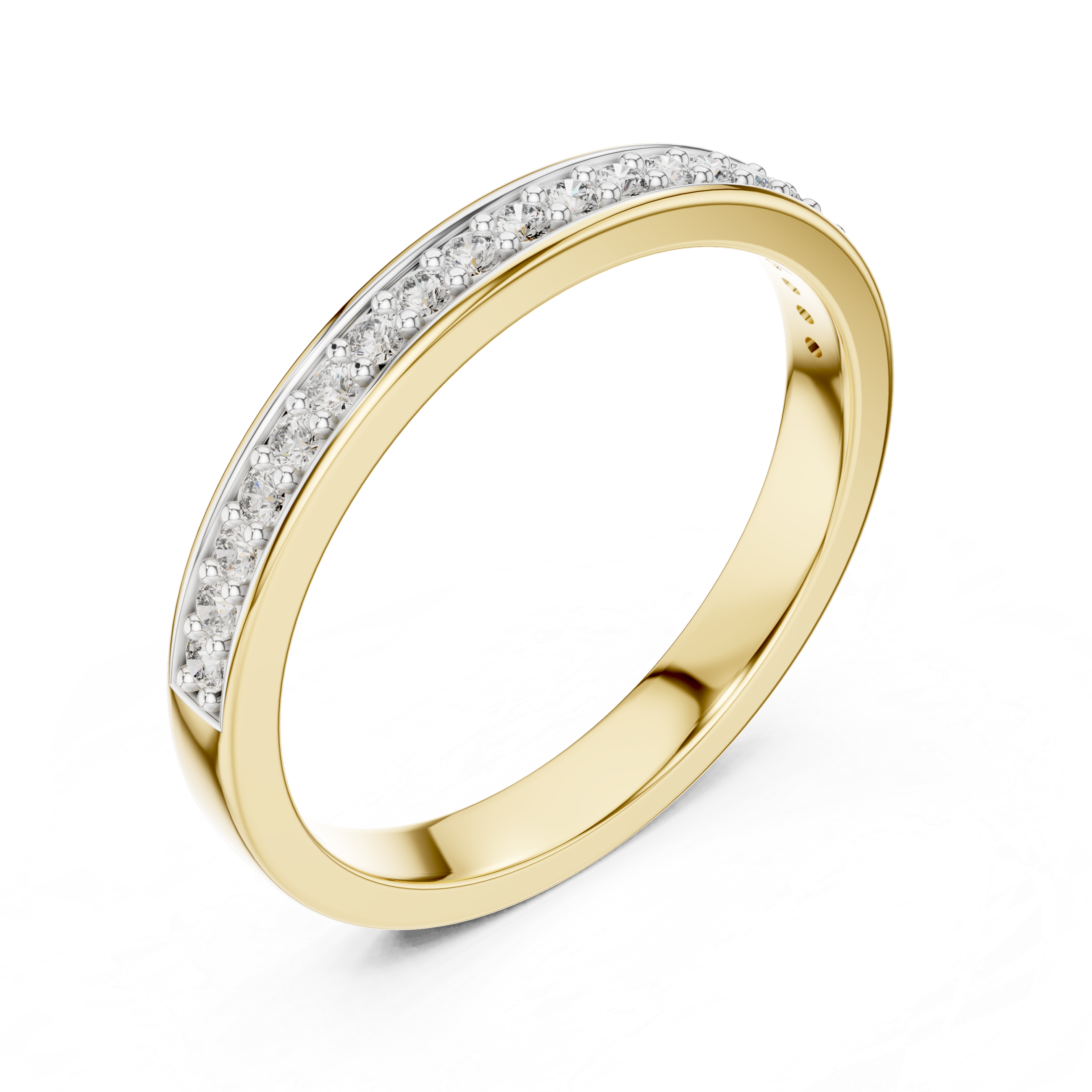 Half-Eternity Band - Pave Stackable