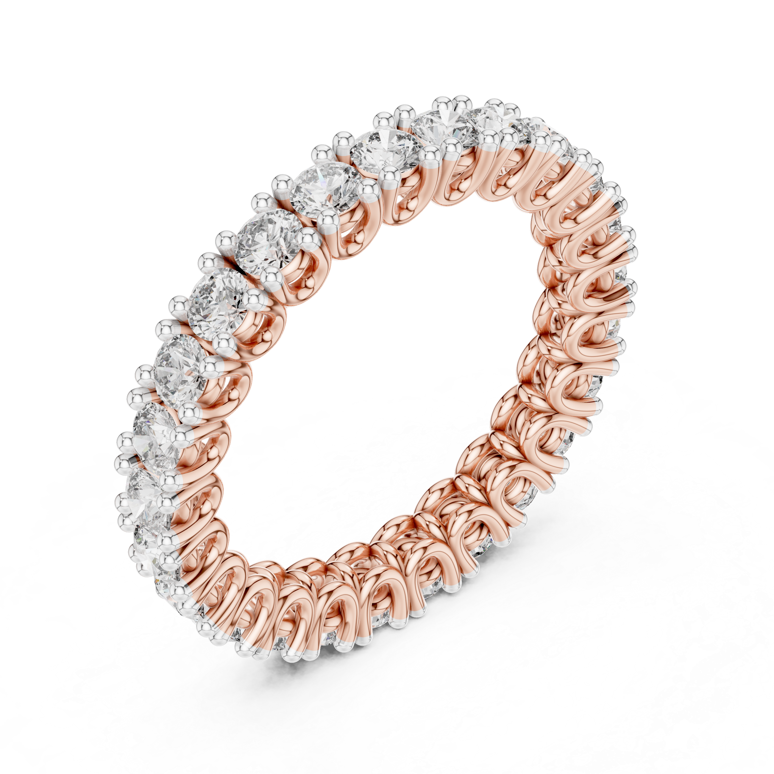 Round Brilliant Cut - Full Eternity Ring
