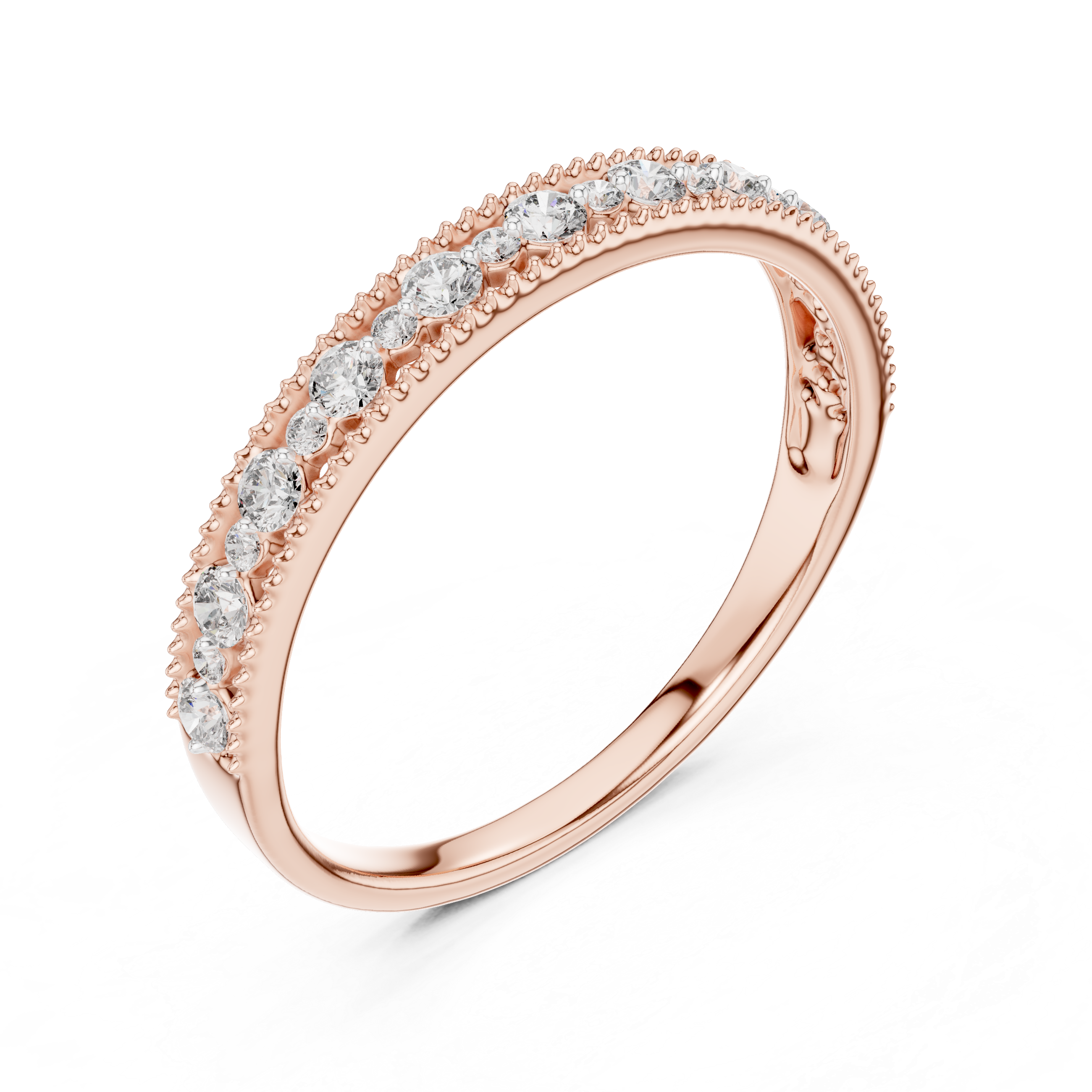 Abby Milgrain Eternity Band