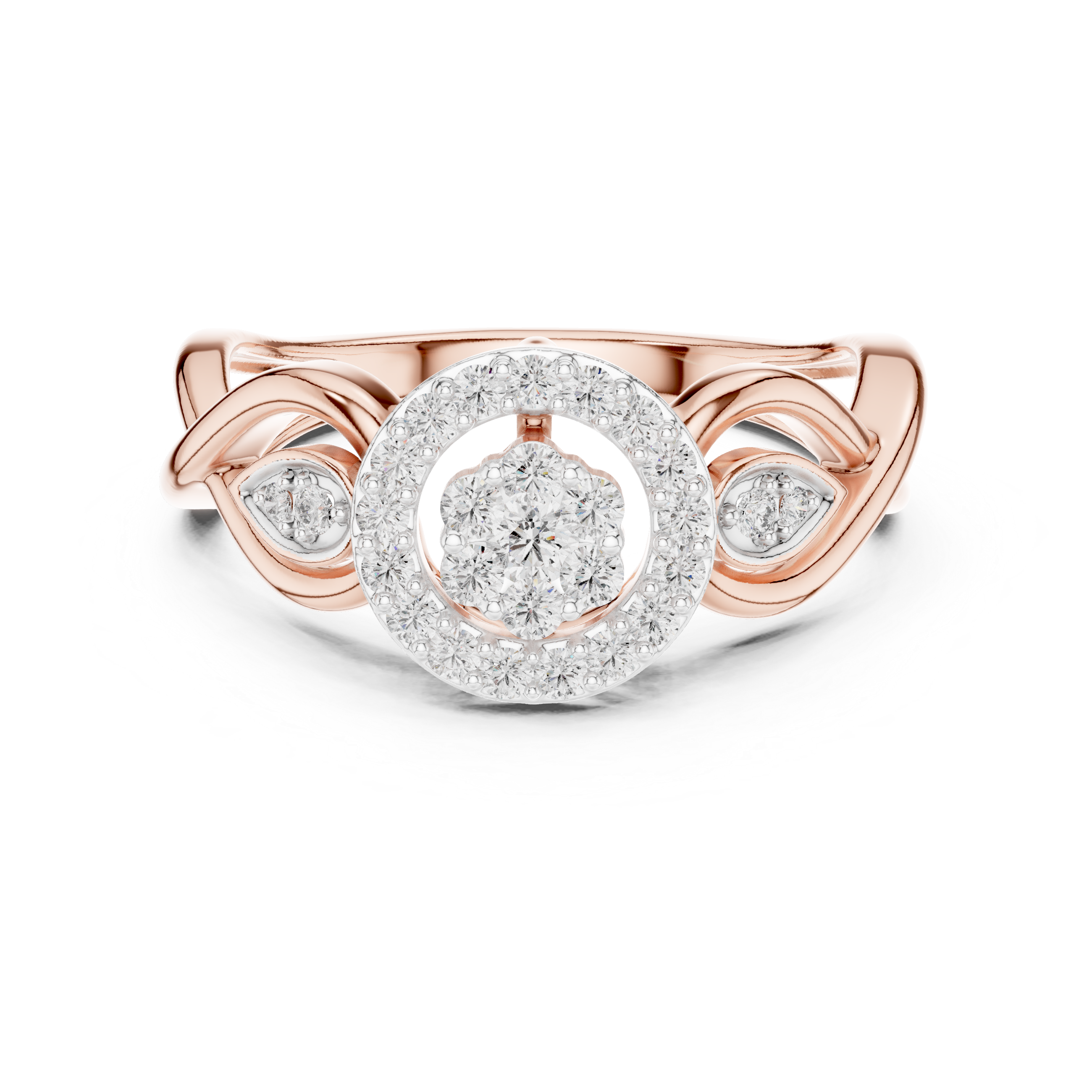 Halo(Round ) Infinity Engagement Ring