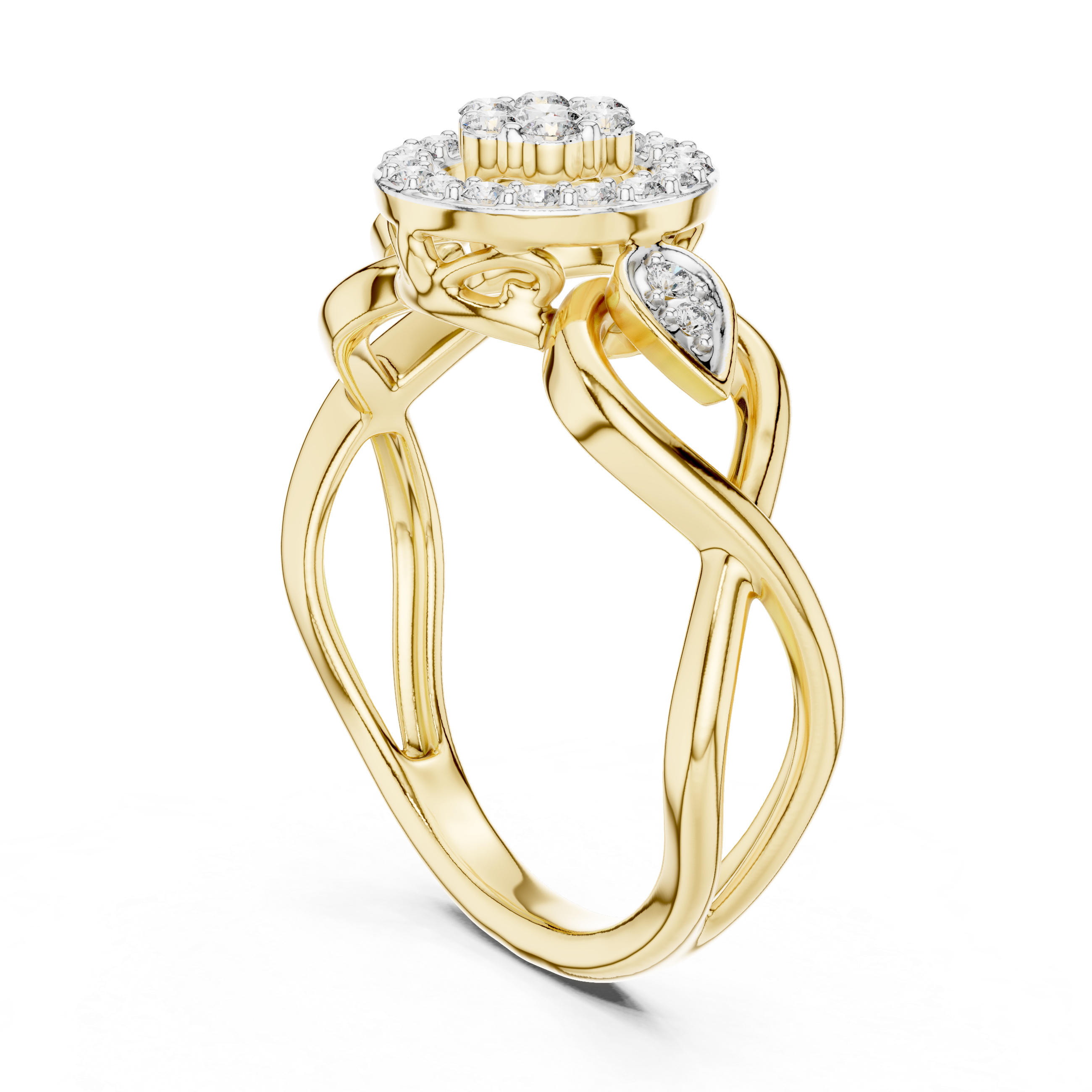 Halo(Round ) Infinity Engagement Ring
