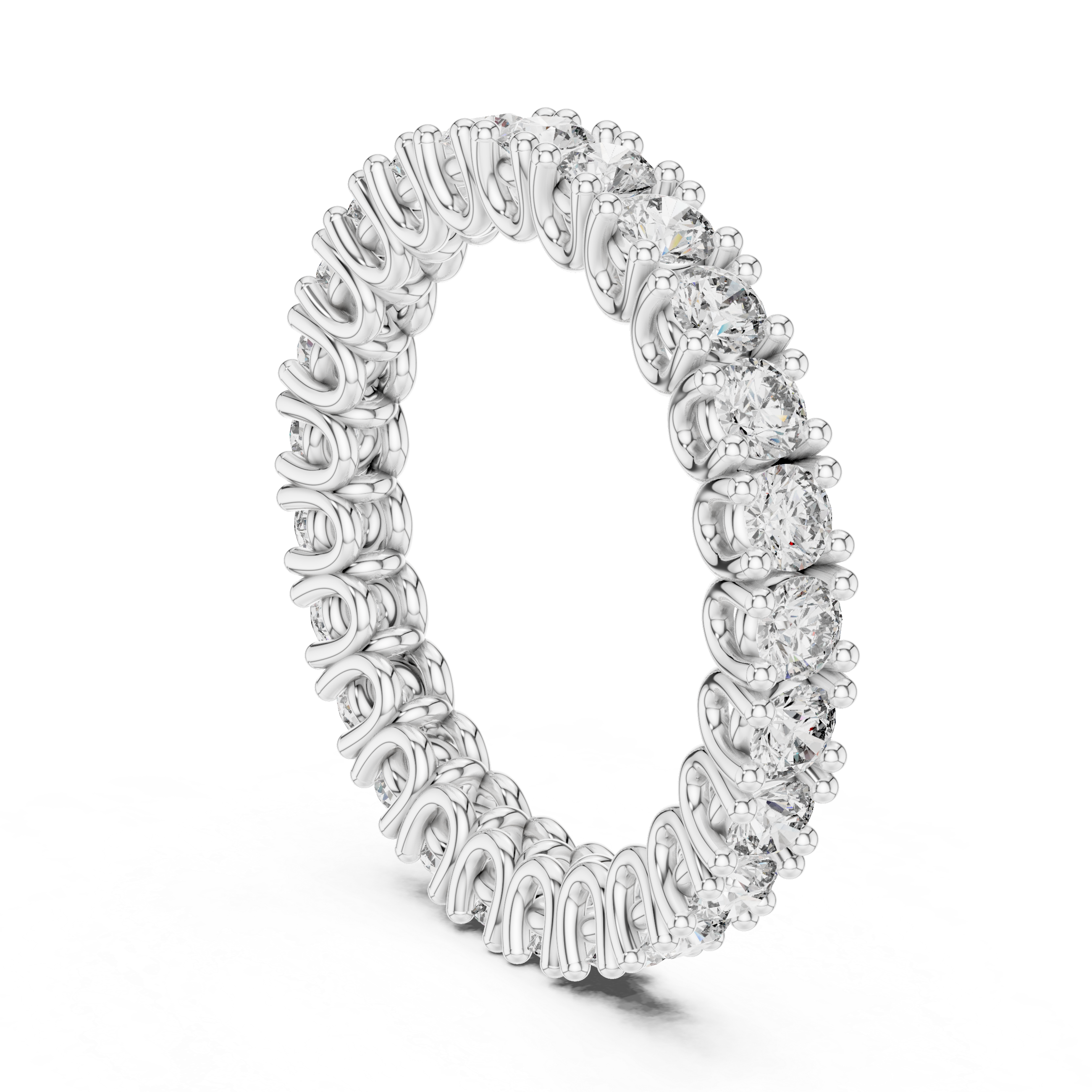 Round Brilliant Cut - Full Eternity Ring