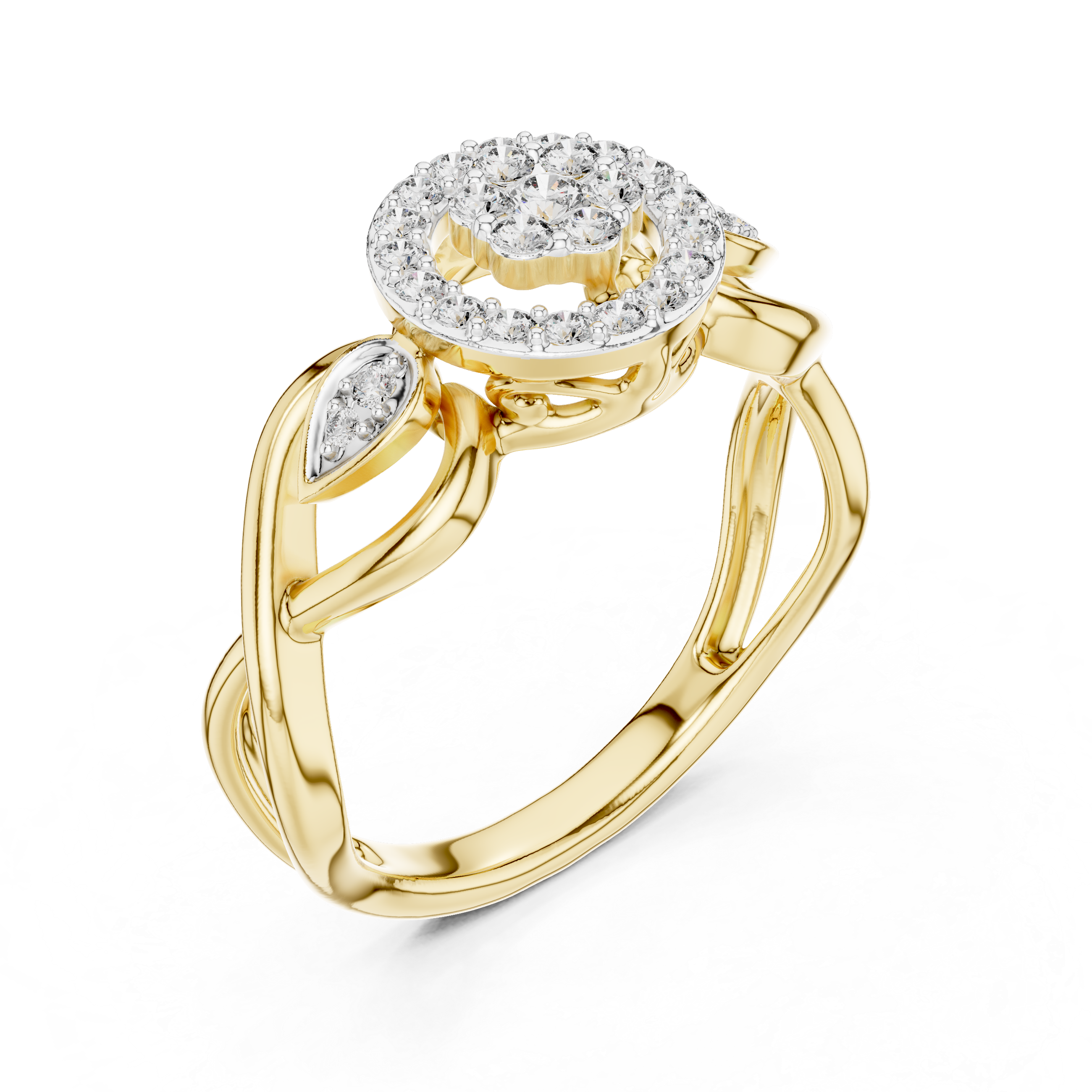 Halo(Round ) Infinity Engagement Ring