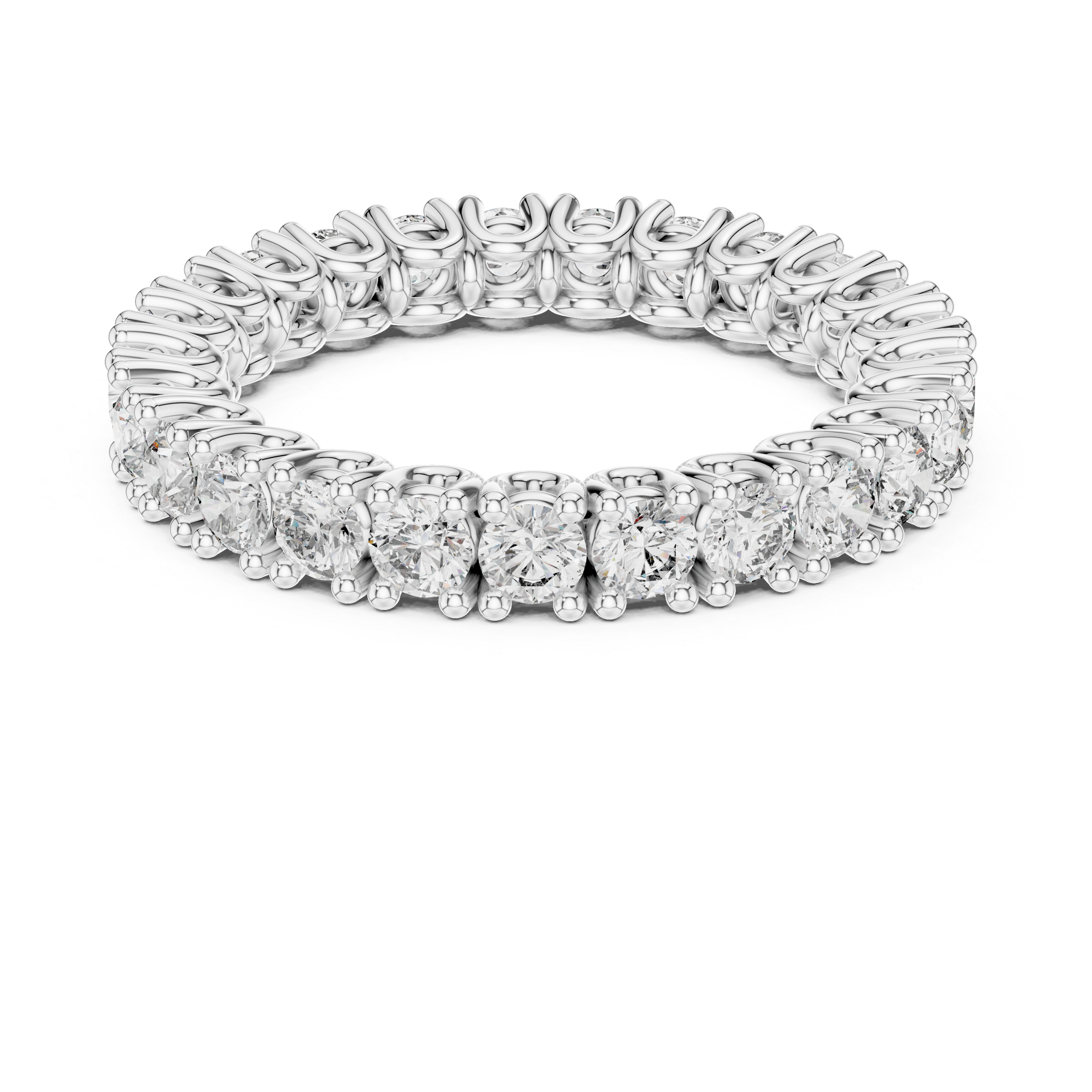 Round Brilliant Cut - Full Eternity Ring