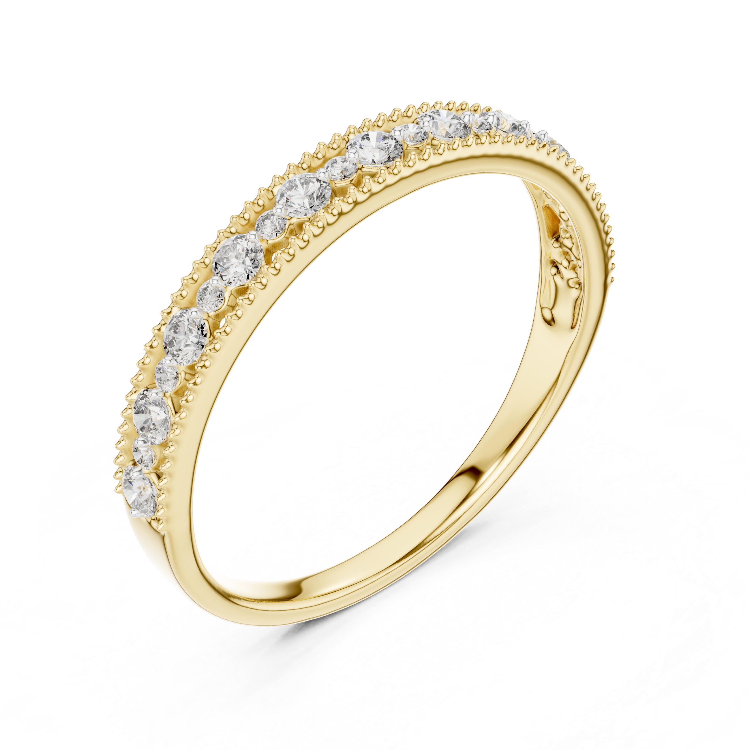 Abby Milgrain Eternity Band