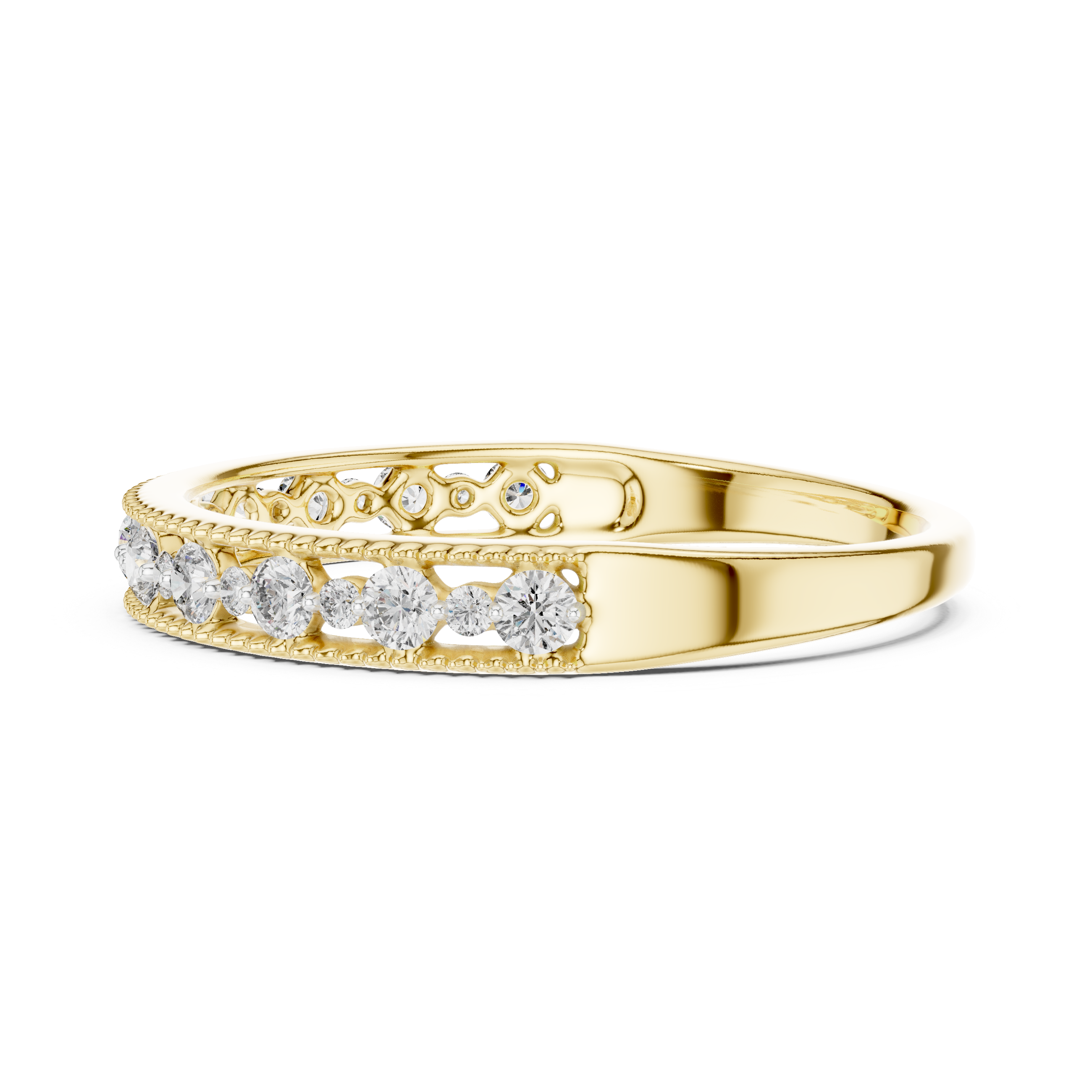 Abby Milgrain Eternity Band