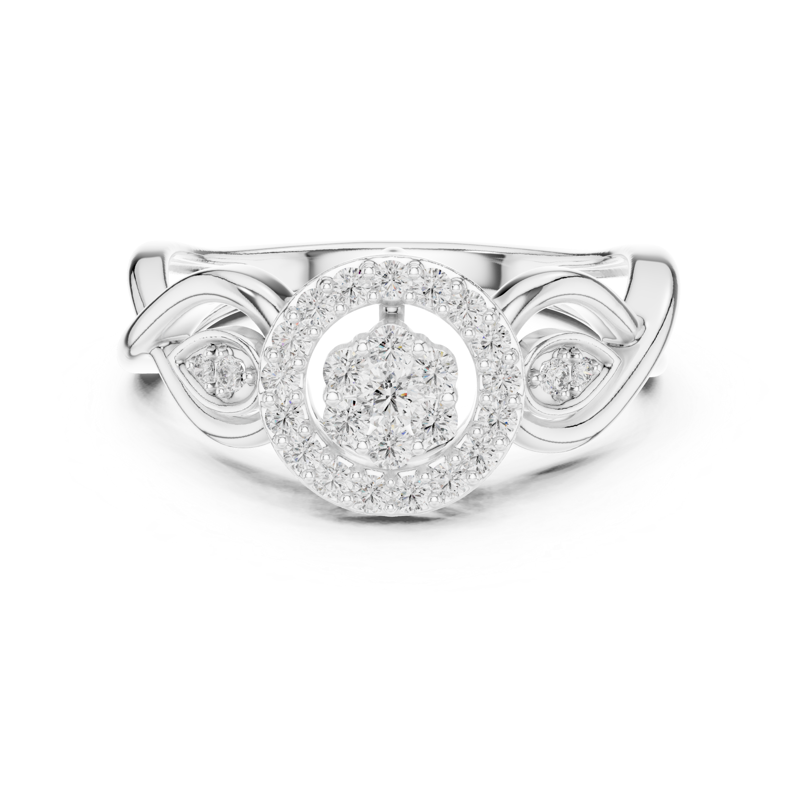 Halo(Round ) Infinity Engagement Ring