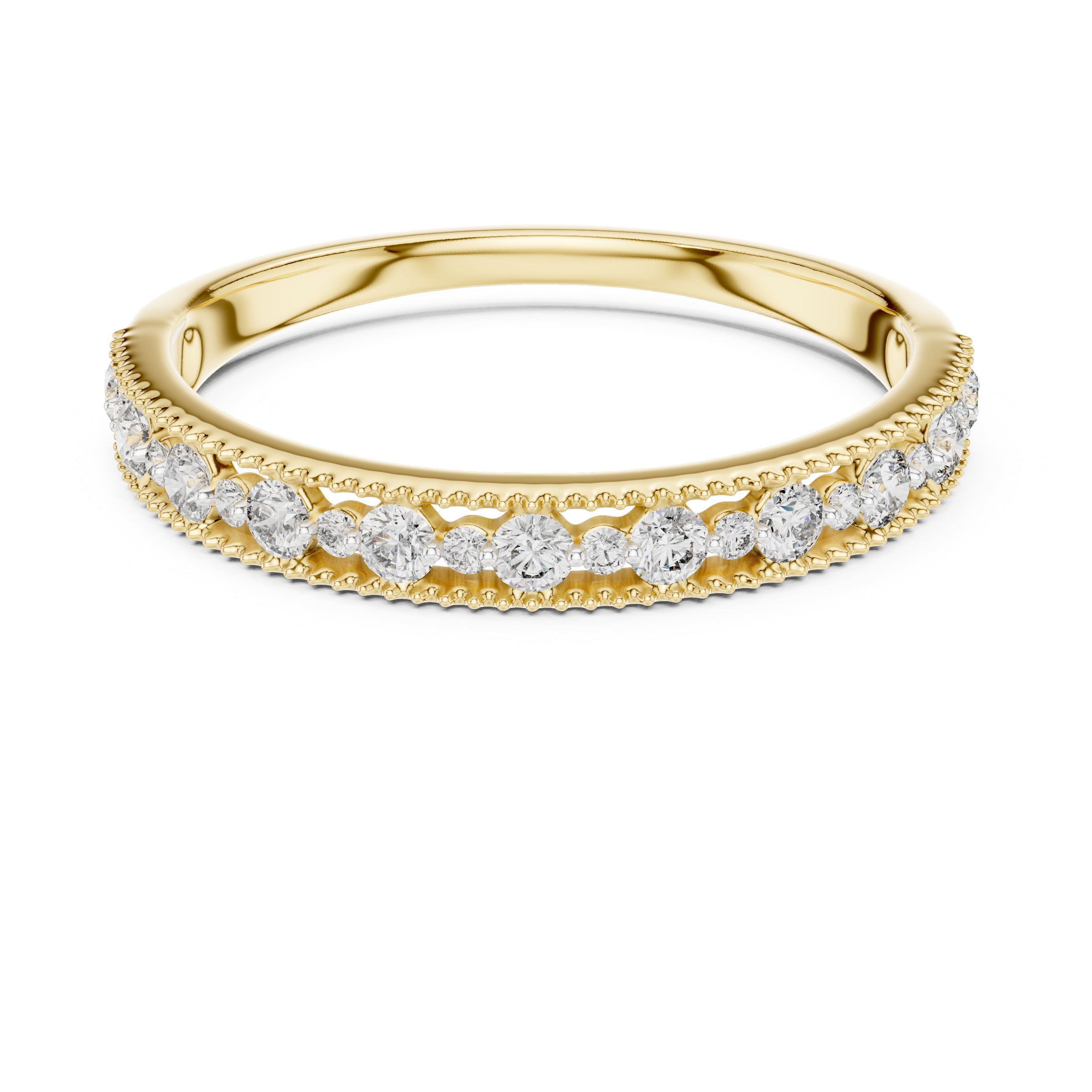 Abby Milgrain Eternity Band