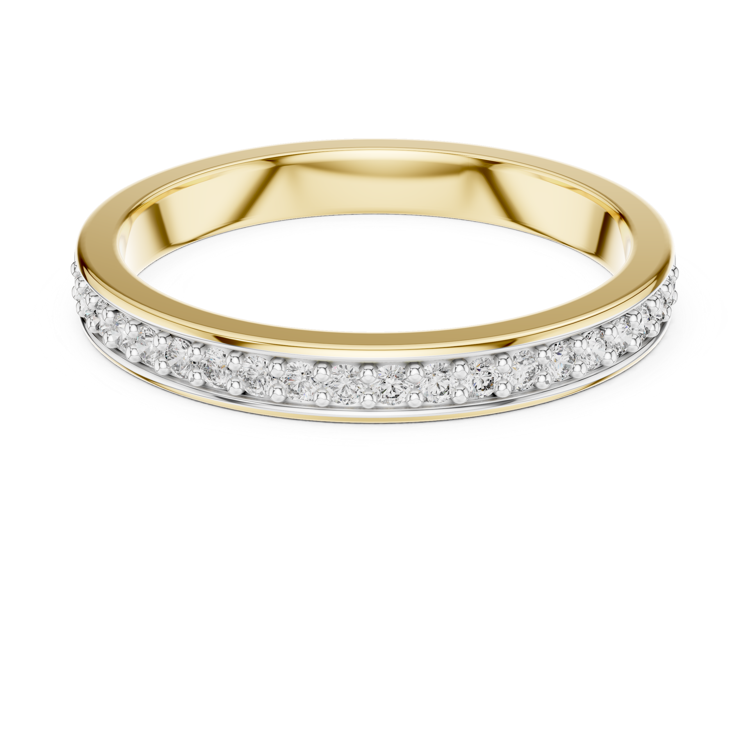 Half-Eternity Band - Pave Stackable
