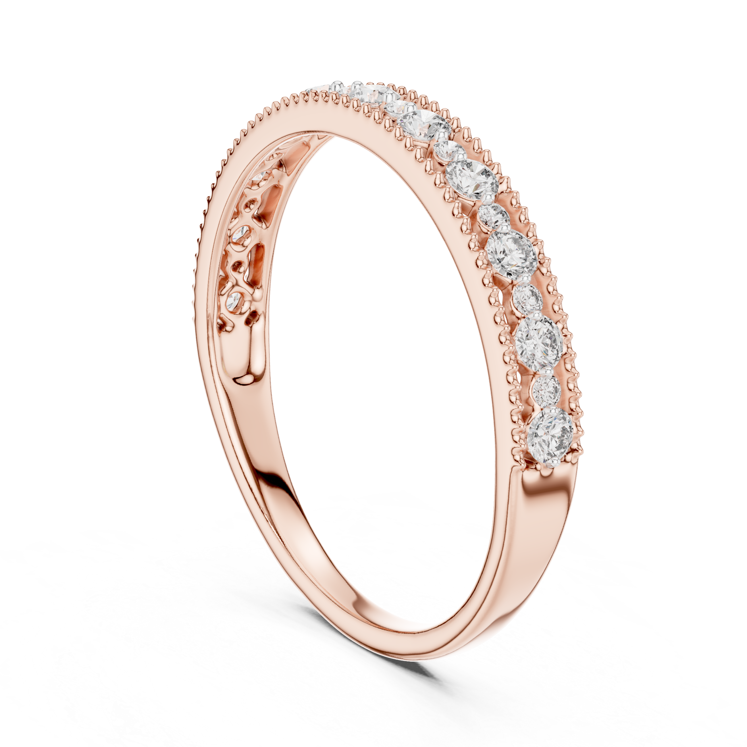 Abby Milgrain Eternity Band