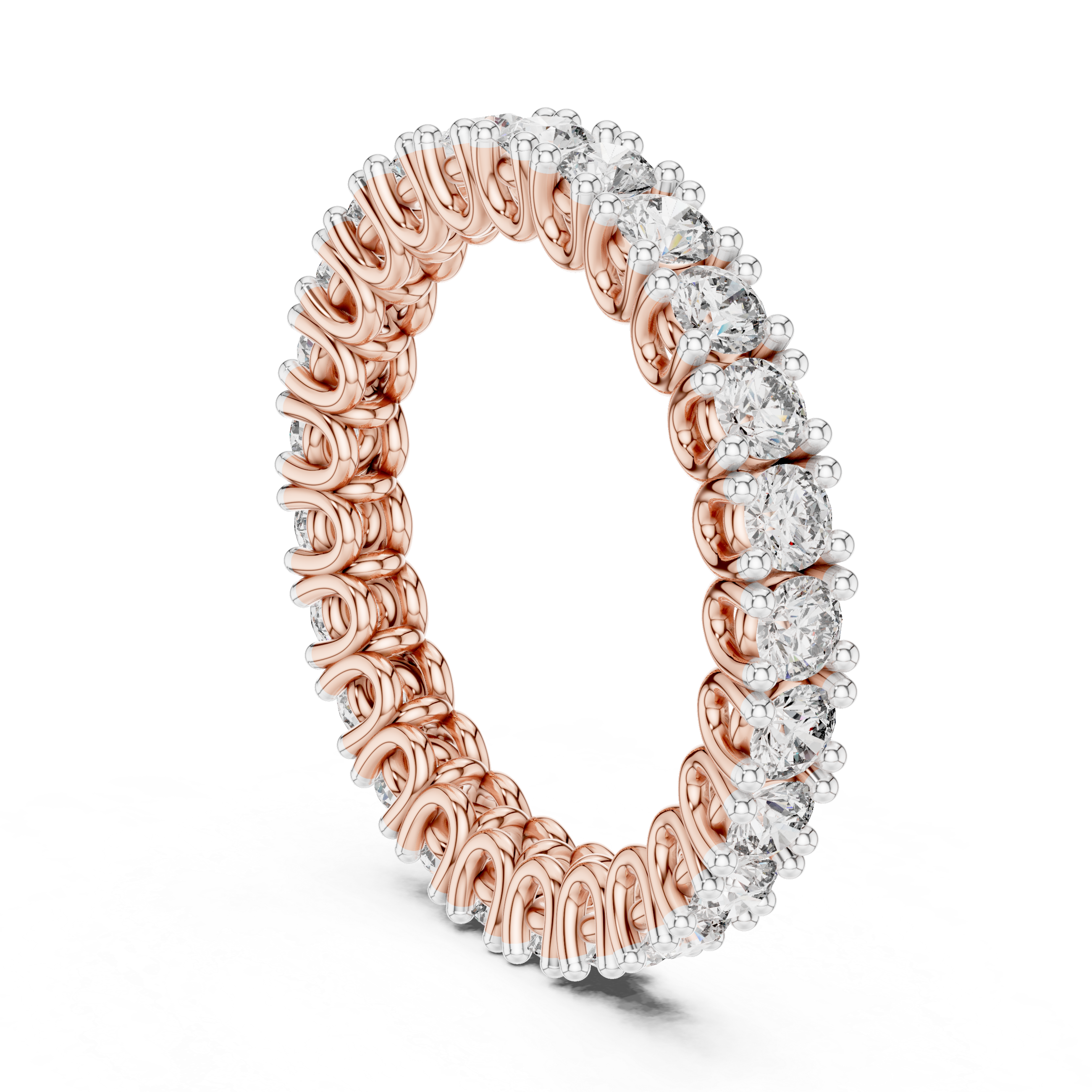 Round Brilliant Cut - Full Eternity Ring