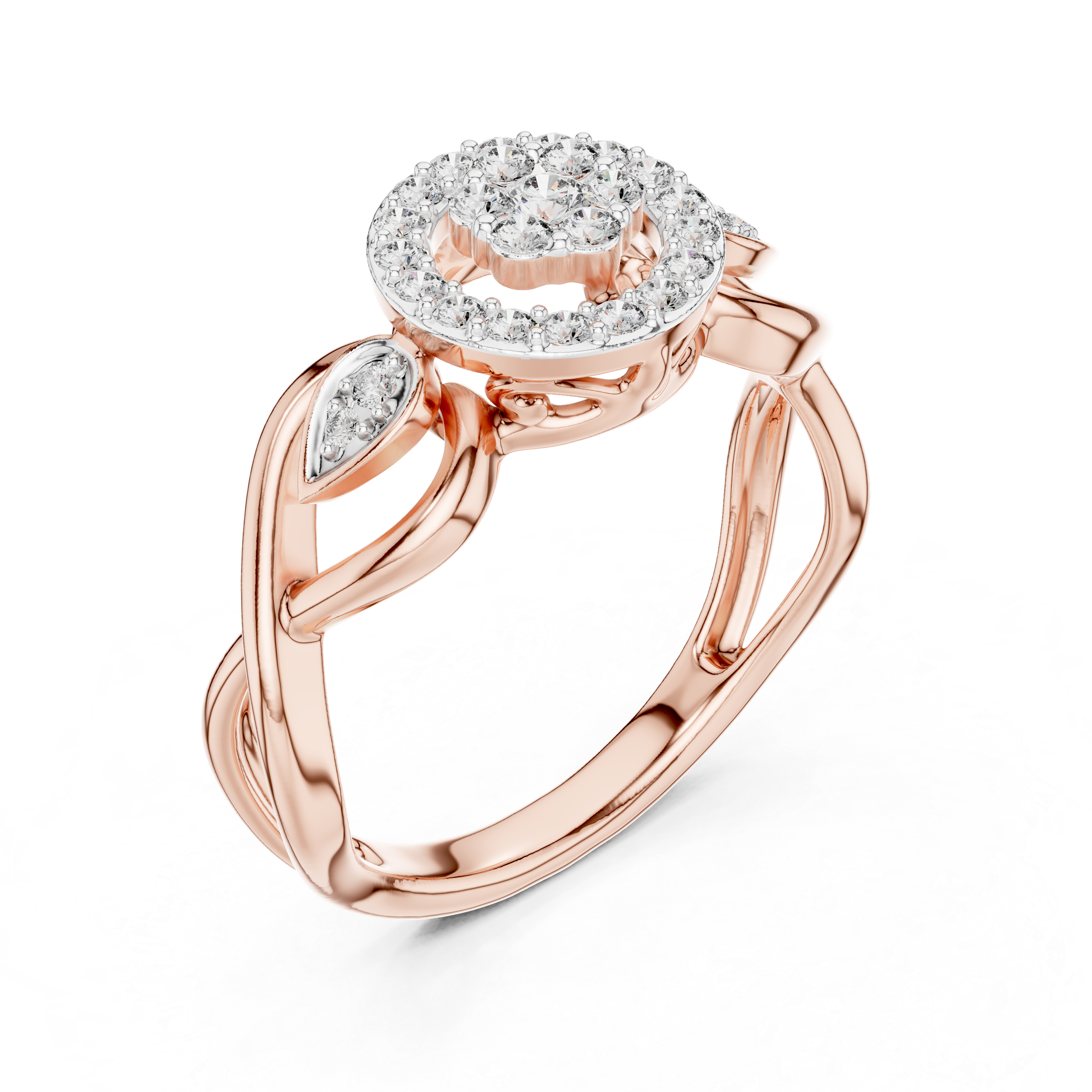 Halo(Round ) Infinity Engagement Ring