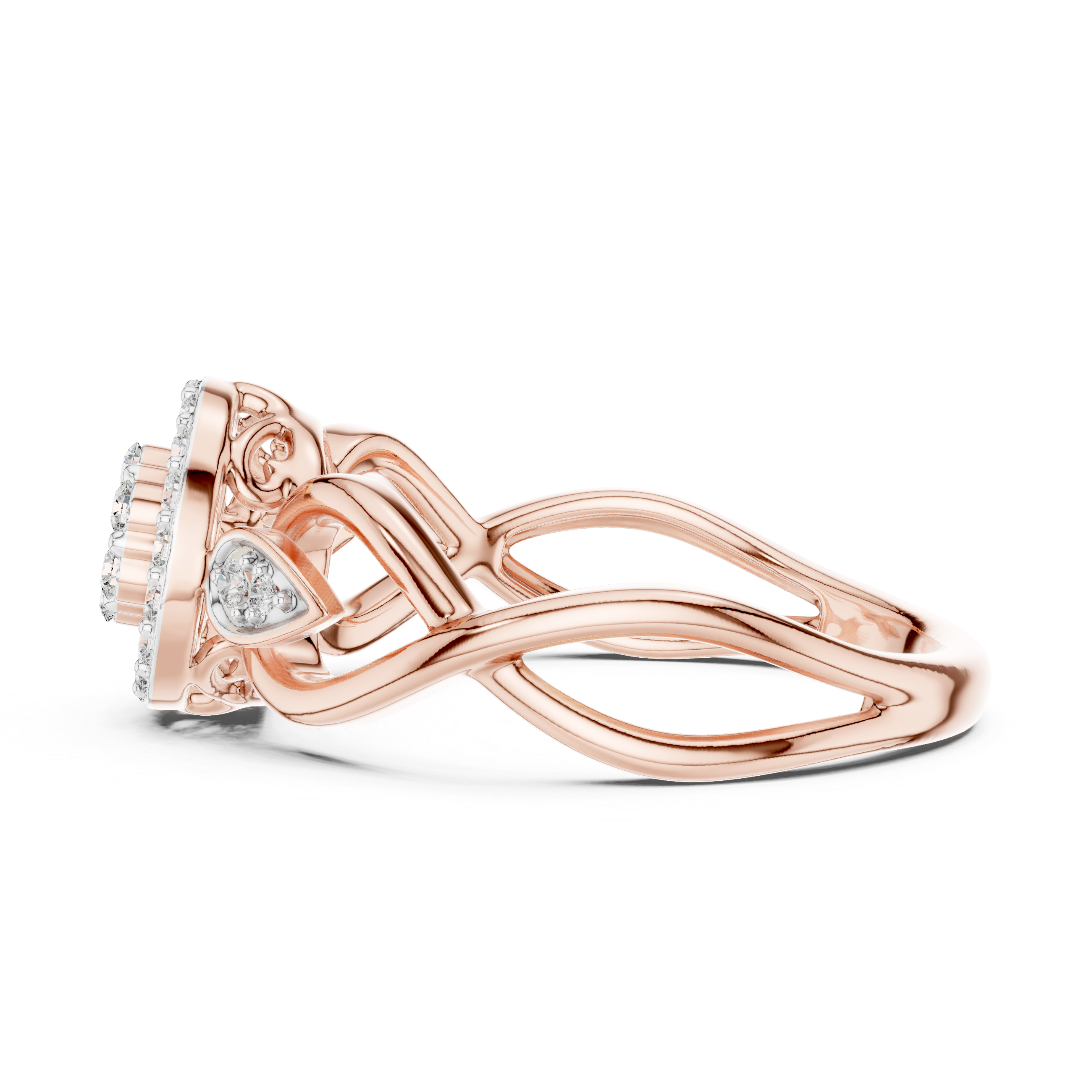 Halo(Round ) Infinity Engagement Ring