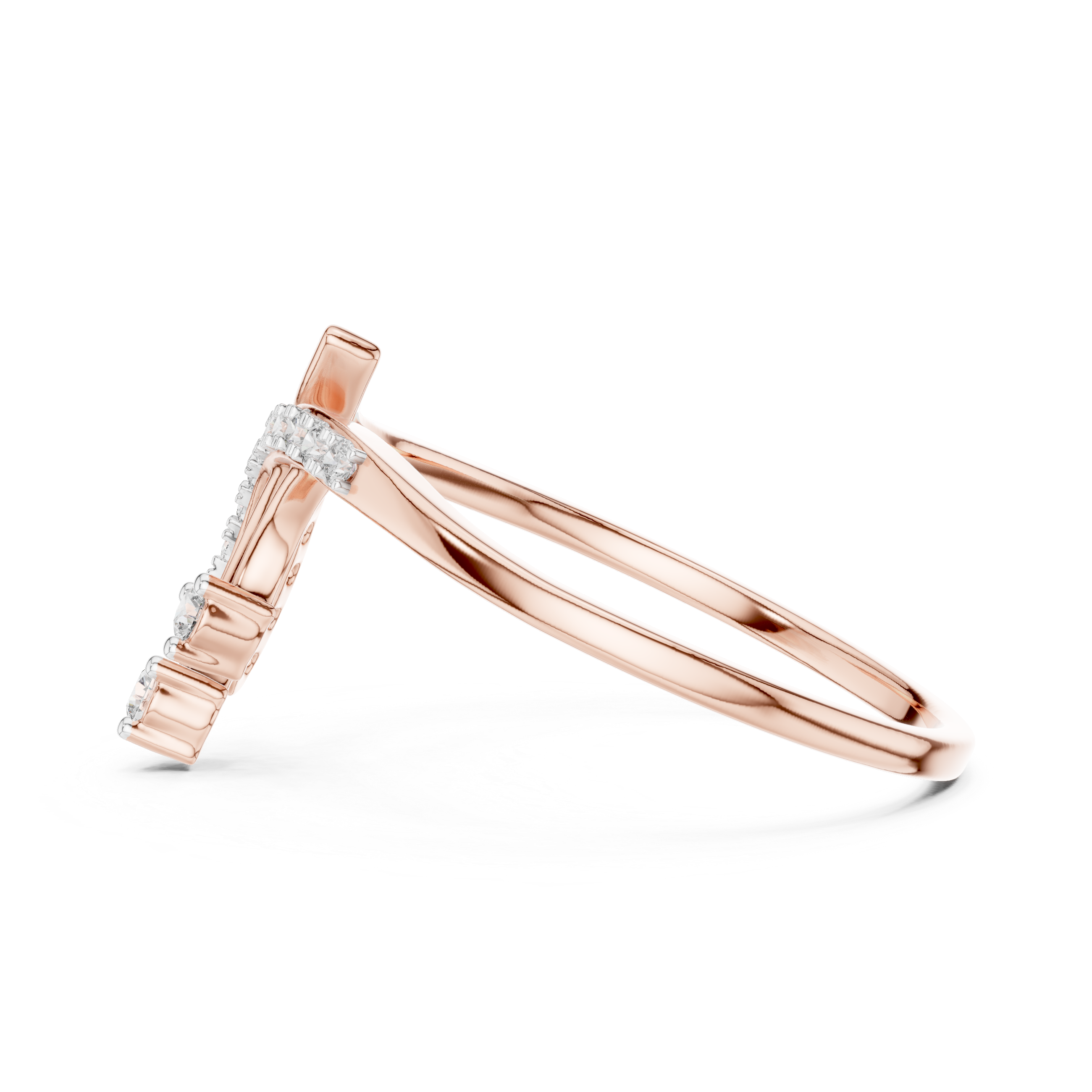 Abstract Bypass Wave Ring