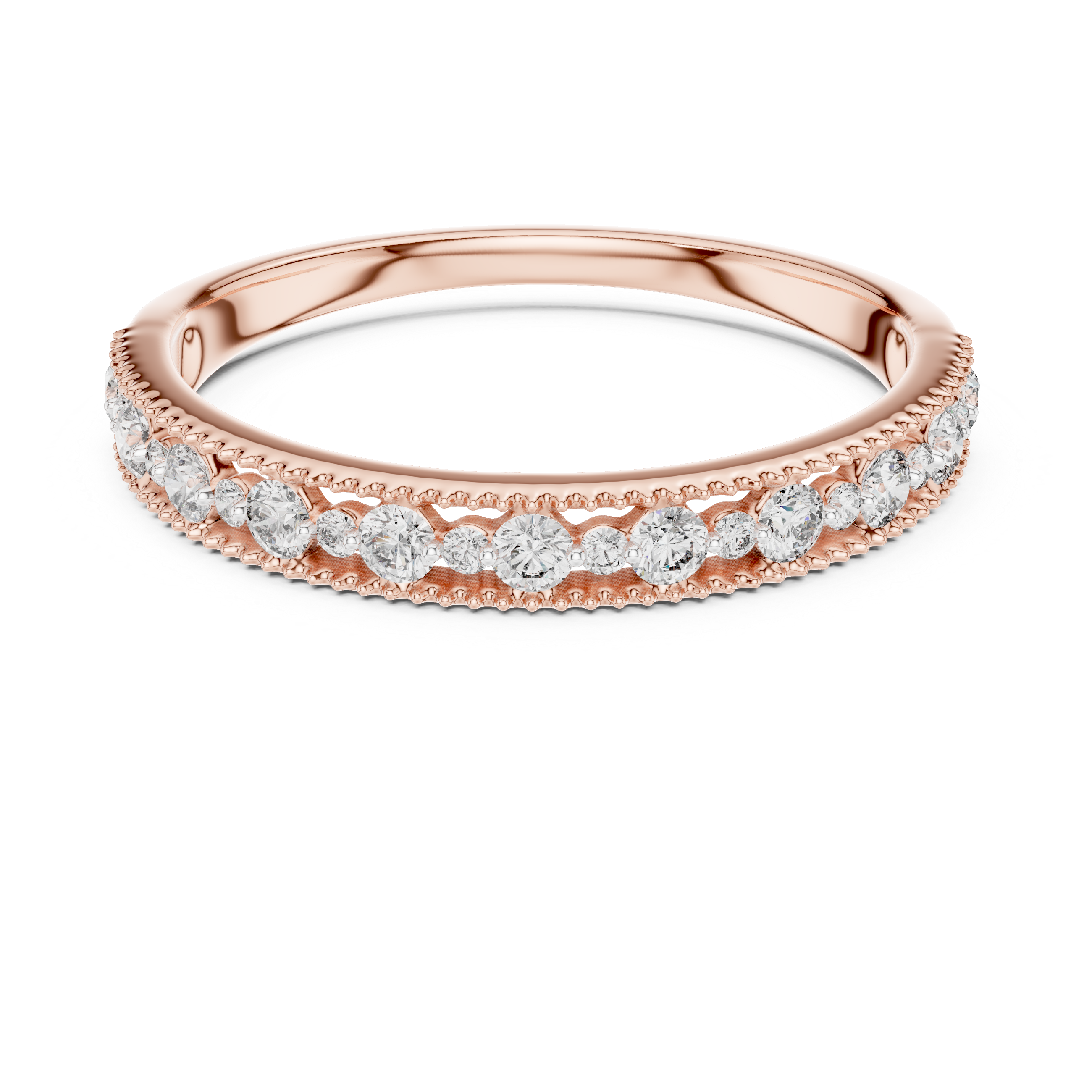 Abby Milgrain Eternity Band