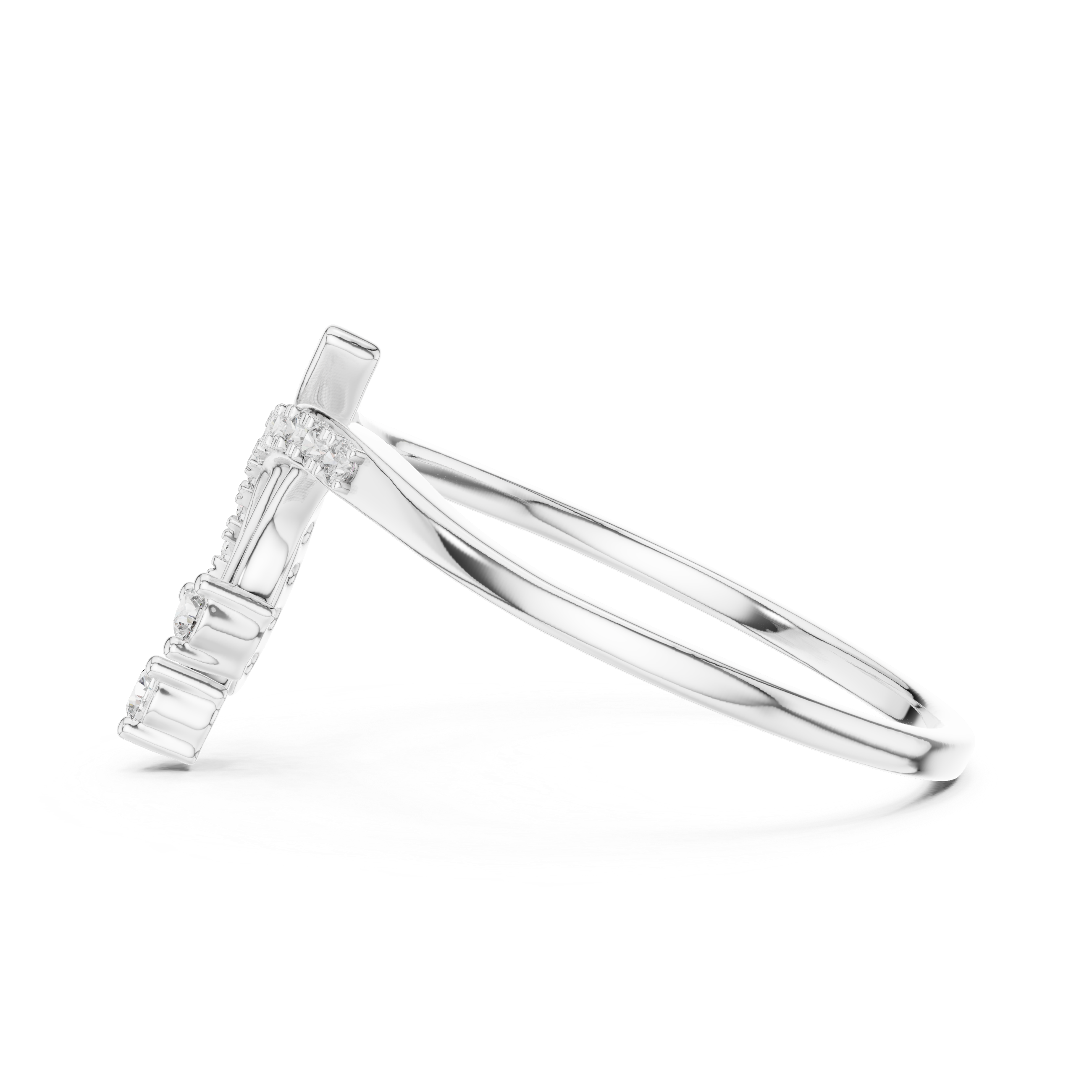 Abstract Bypass Wave Ring