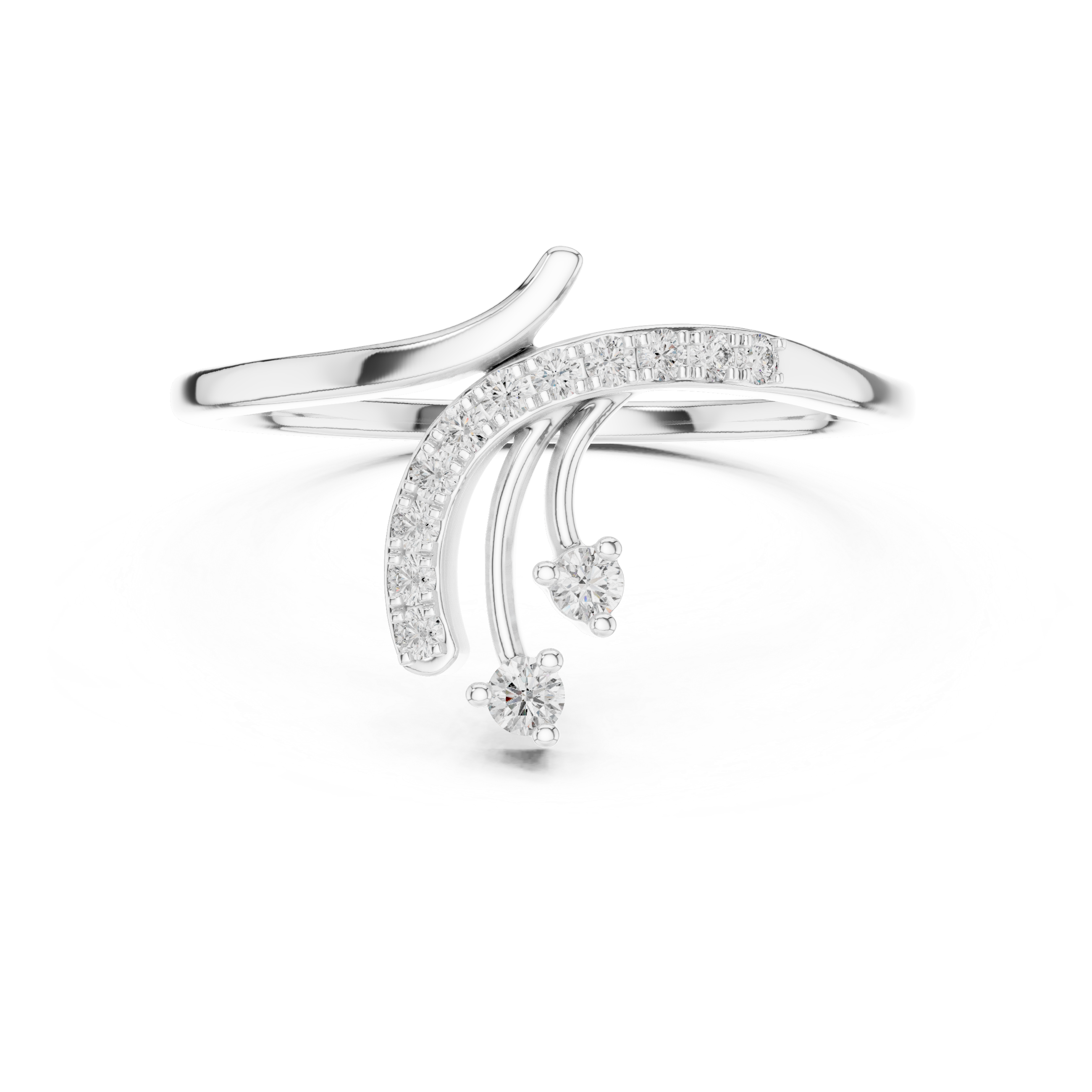 Abstract Bypass Wave Ring