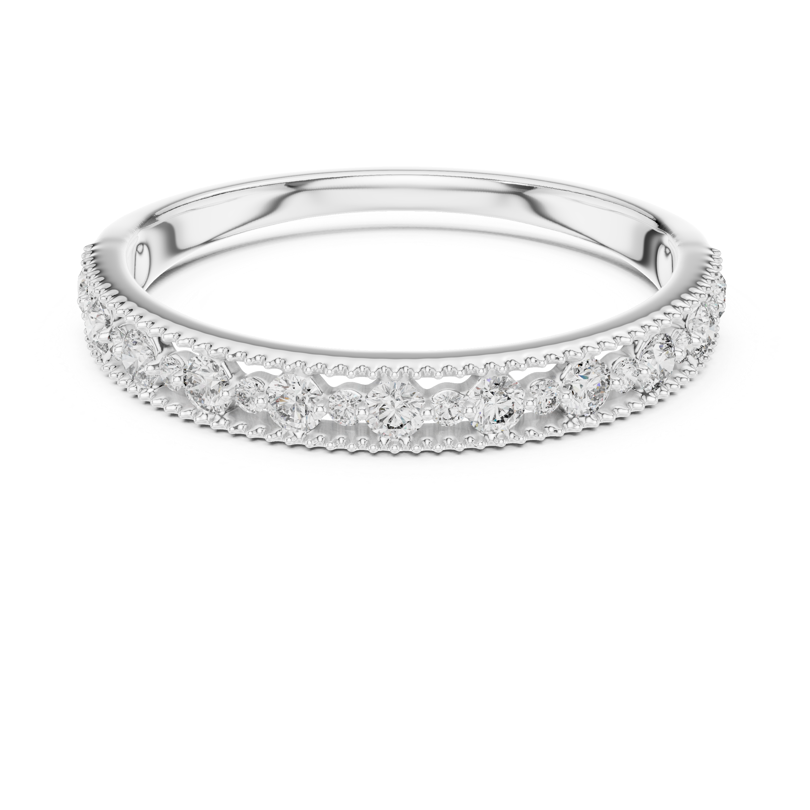 Abby Milgrain Eternity Band