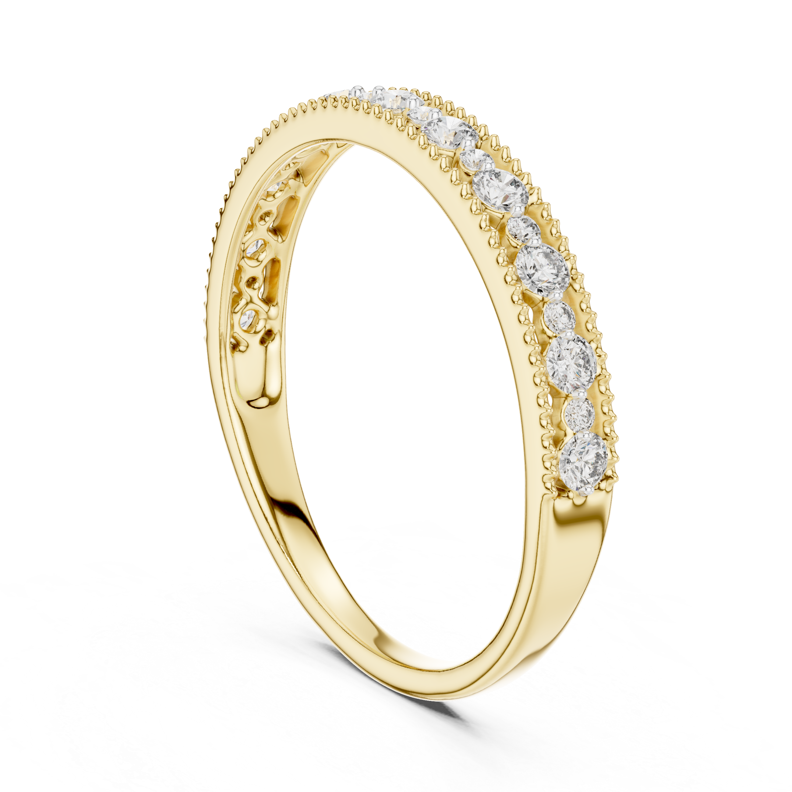 Abby Milgrain Eternity Band