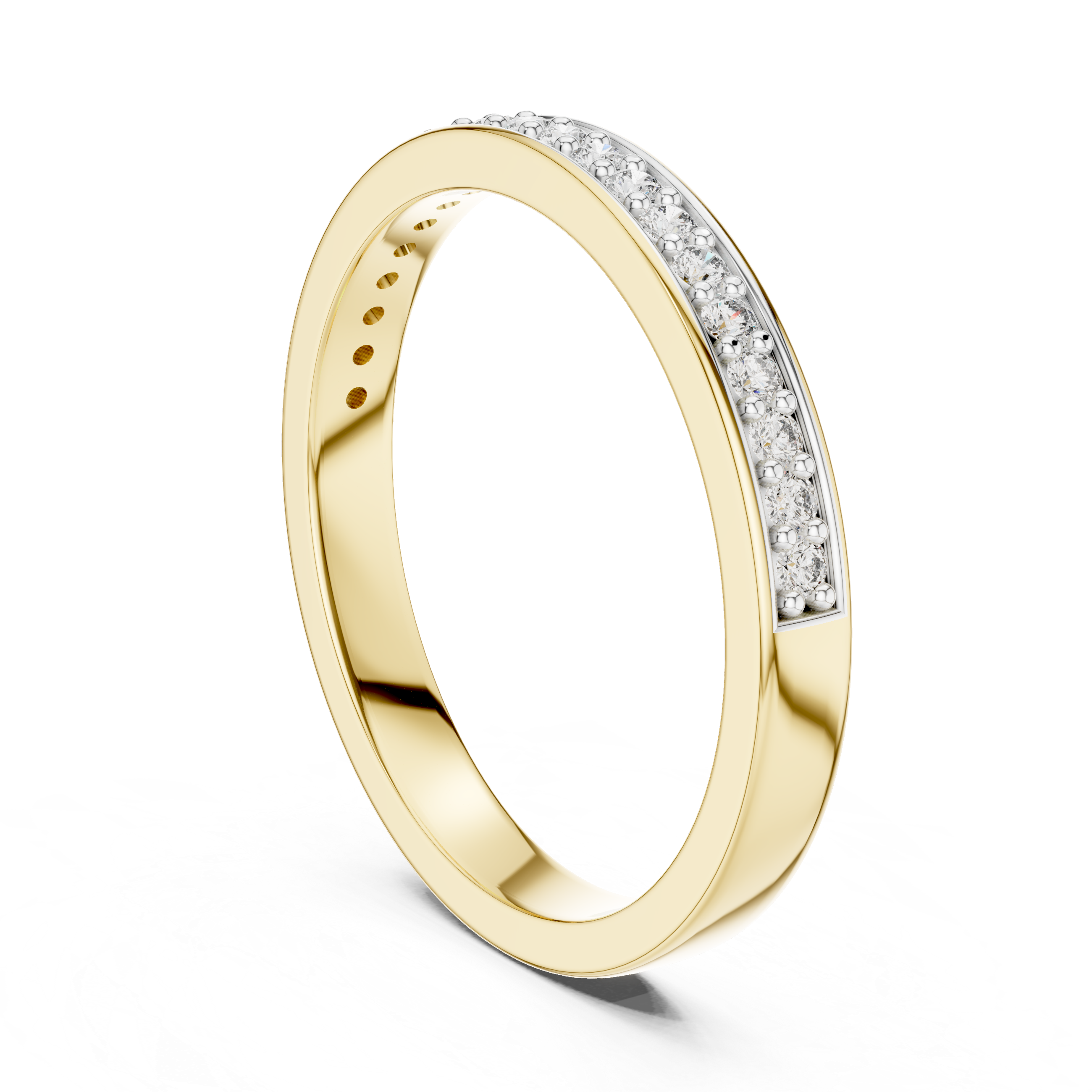 Half-Eternity Band - Pave Stackable